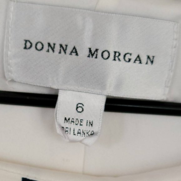 Donna Morgan Pleated Striped Sleeveless Sundress Size 6 - Picture 4 of 10